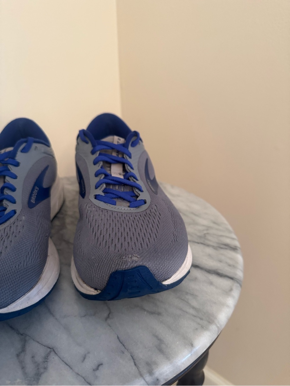 Brooks Transmit 2 Running Shoes Men’s Size 9 Gray Blue Sneakers 1103371D028 - Picture 7 of 9